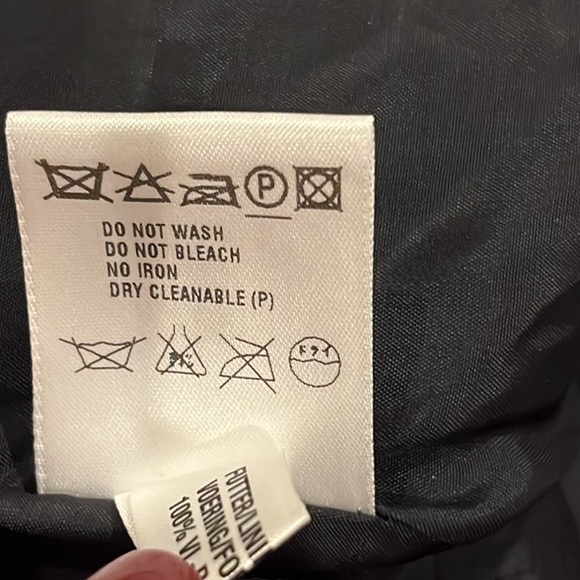 Escada Navy White Square Dotted Blazer Silk Chiffon Sash Size 46 US 12 Evening - Picture 5 of 15